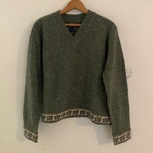 WOOLRICH sweater with leaf detail